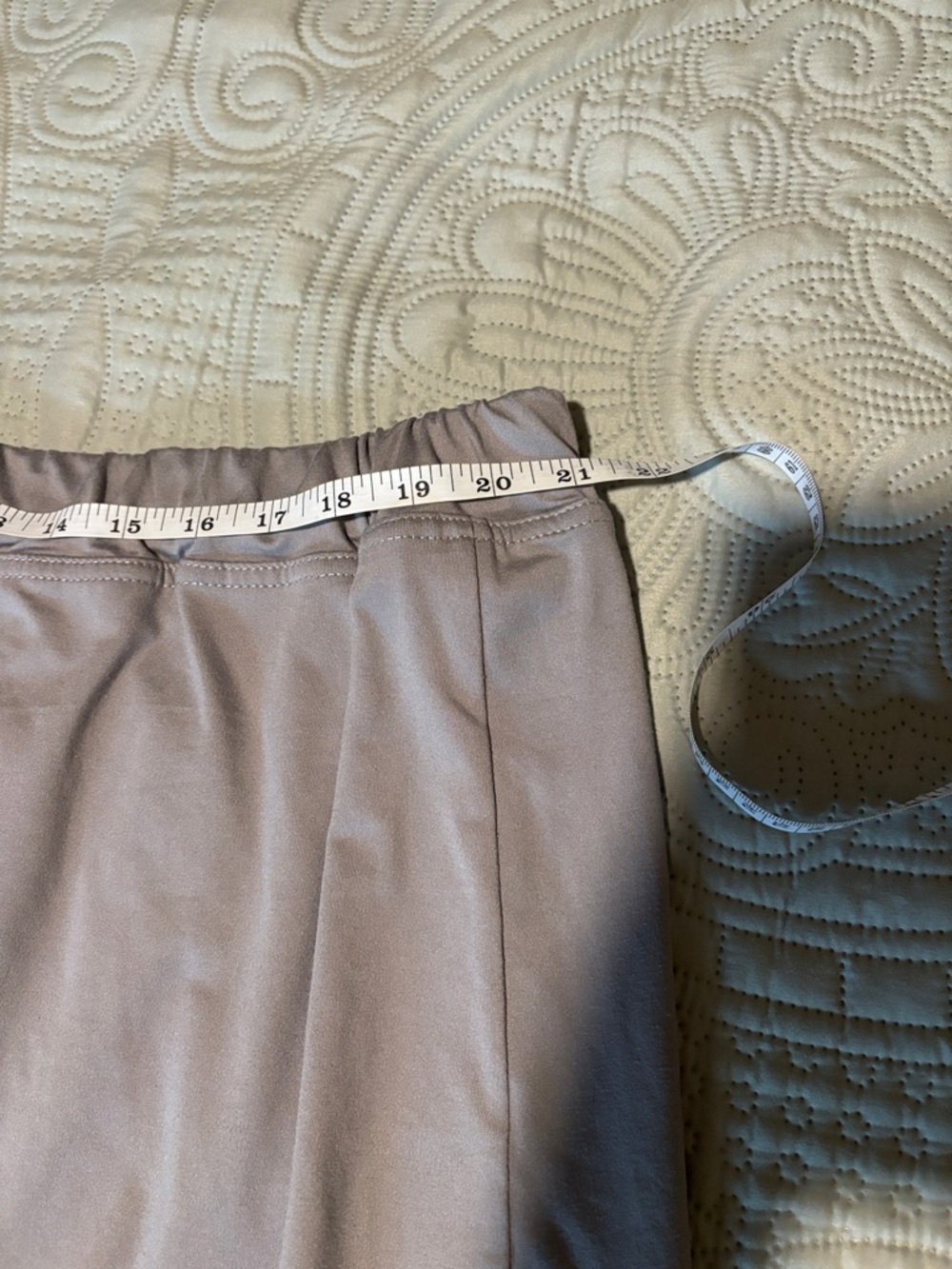 Light Gray Athletic Skort Shorts - Picture 3 of 4